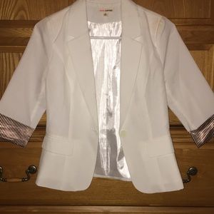 White blazer